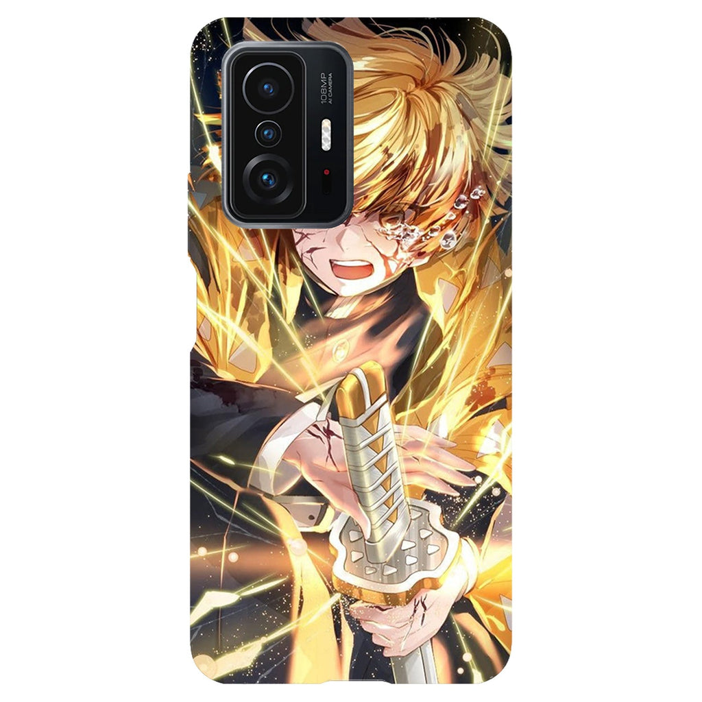 Husa compatibila cu Xiaomi 11T Pro model Zenitsu agatsuma Demon slayer, Silicon, TPU, Viceversa