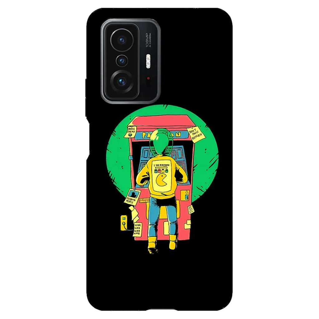 Husa compatibila cu Xiaomi 11T model Alien pacman, Silicon, TPU, Viceversa - Viceversa