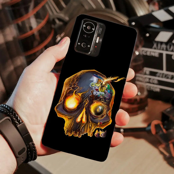 Husa compatibila cu Xiaomi 11T Pro model Fire skull, Silicon, TPU, Viceversa - Viceversa