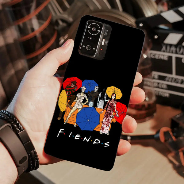 Husa compatibila cu Xiaomi 11T Pro model Friends horror edition, Silicon, TPU, Viceversa - Viceversa