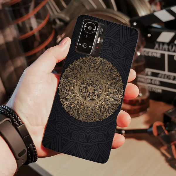 Husa compatibila cu Xiaomi 11T Pro model Gold Mandala, Silicon, TPU, Viceversa - Viceversa