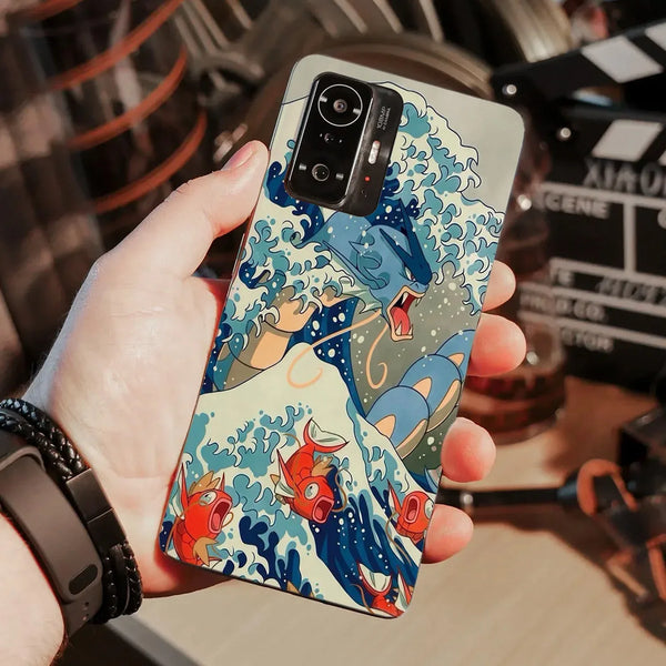 Husa compatibila cu Xiaomi 11T Pro model Gyarados and Magickarp Wave Pokemon, Silicon, TPU, Viceversa - Viceversa