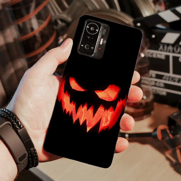 Husa compatibila cu Xiaomi 11T Pro model Hallowen pumpkin, Silicon, TPU, Viceversa - Viceversa