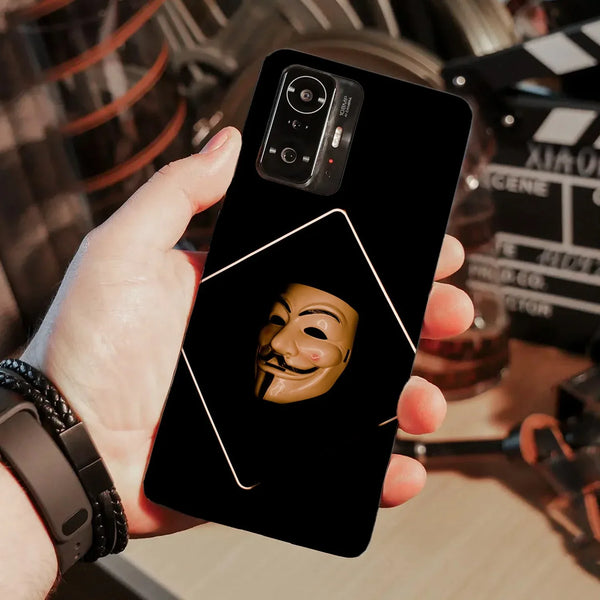 Husa compatibila cu Xiaomi 11T Pro model Anonymus mask, Silicon, TPU, Viceversa - Viceversa