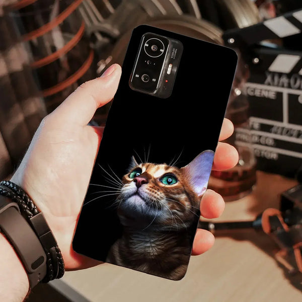 Husa compatibila cu Xiaomi 11T Pro model I am Cat, Silicon, TPU, Viceversa - Viceversa