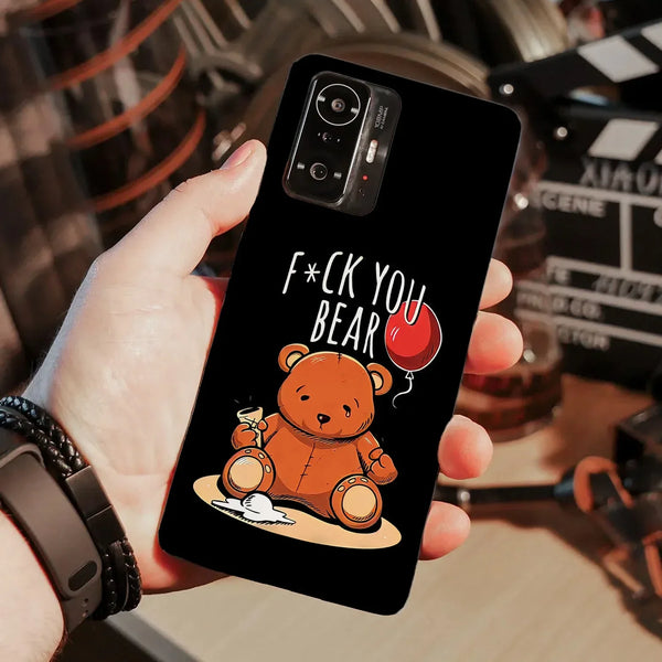 Husa compatibila cu Xiaomi 11T Pro model I hate bears, Silicon, TPU, Viceversa - Viceversa