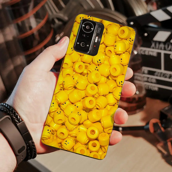 Husa compatibila cu Xiaomi 11T Pro model Lego heads, Silicon, TPU, Viceversa - Viceversa