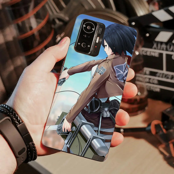 Husa compatibila cu Xiaomi 11T Pro model Mikasa Atack on titan, Silicon, TPU, Viceversa - Viceversa