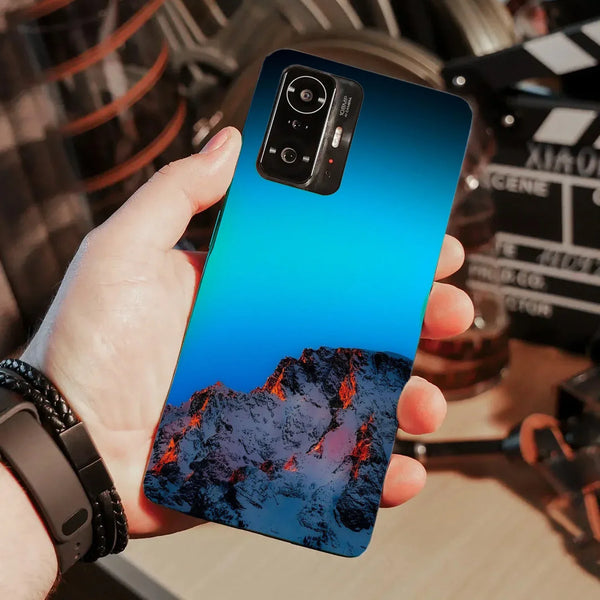 Husa compatibila cu Xiaomi 11T Pro model Mountain sunset, Silicon, TPU, Viceversa - Viceversa
