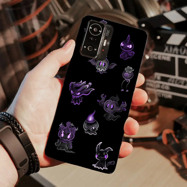 Husa compatibila cu Xiaomi 11T Pro model Neon Ghost pokemon, Silicon, TPU, Viceversa - Viceversa