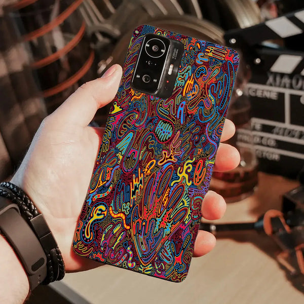 Husa compatibila cu Xiaomi 11T Pro model Neon Trip, Silicon, TPU, Viceversa - Viceversa