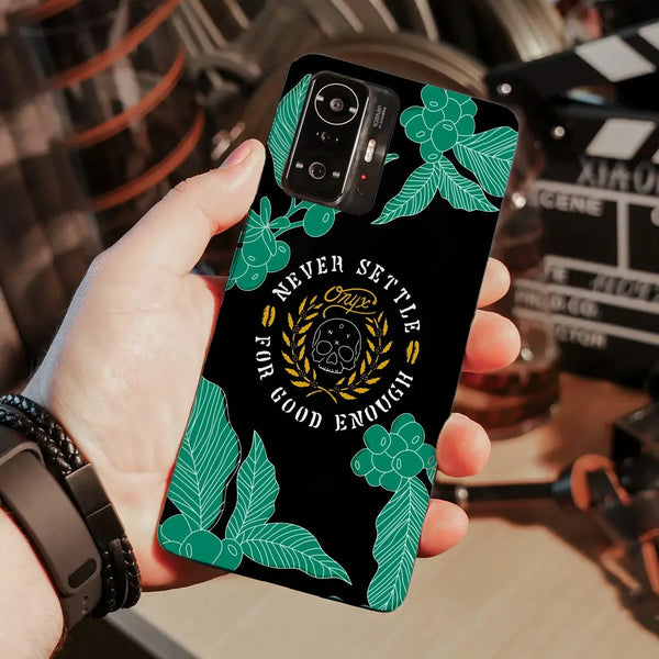 Husa compatibila cu Xiaomi 11T Pro model Never settle for good enough, Silicon, TPU, Viceversa - Viceversa