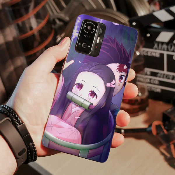 Husa compatibila cu Xiaomi 11T Pro model Nezuko and tanjiro Demon Slayer, Silicon, TPU, Viceversa - Viceversa