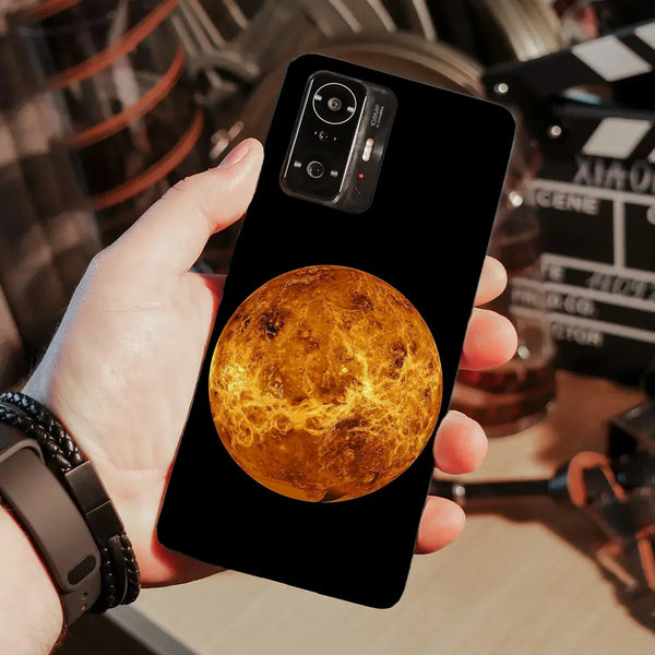 Husa compatibila cu Xiaomi 11T Pro model Orange Moon, Silicon, TPU, Viceversa - Viceversa