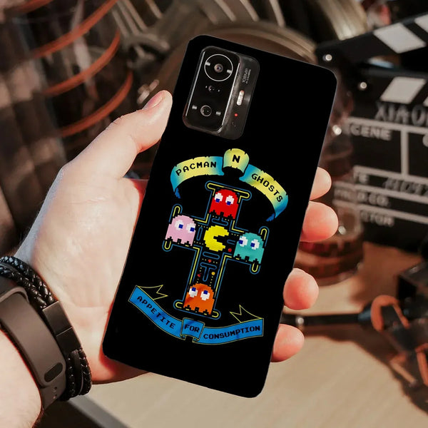 Husa compatibila cu Xiaomi 11T Pro model Pacman N Ghosts, Silicon, TPU, Viceversa - Viceversa