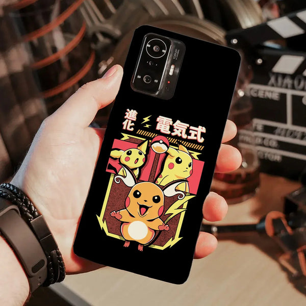 Husa compatibila cu Xiaomi 11T Pro model Pikachiu evolution, Silicon, TPU, Viceversa - Viceversa