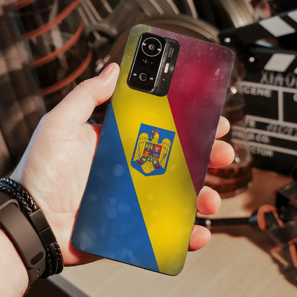 Husa compatibila cu Xiaomi 11T Pro model Romania Flag, Silicon, TPU, Viceversa - Viceversa