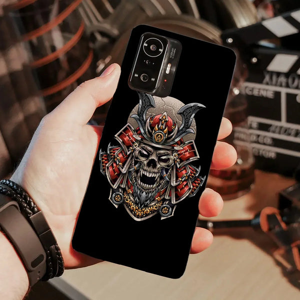 Husa compatibila cu Xiaomi 11T Pro model Samurai skull, Silicon, TPU, Viceversa - Viceversa