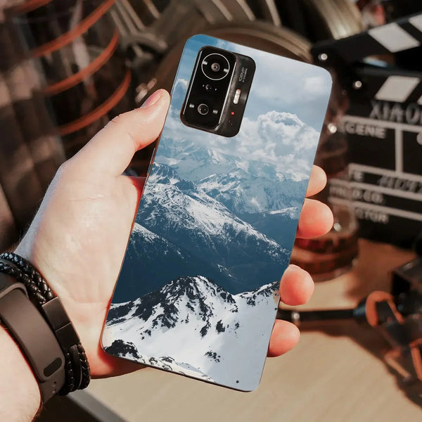 Husa compatibila cu Xiaomi 11T Pro model Snow Mountain, Silicon, TPU, Viceversa - Viceversa