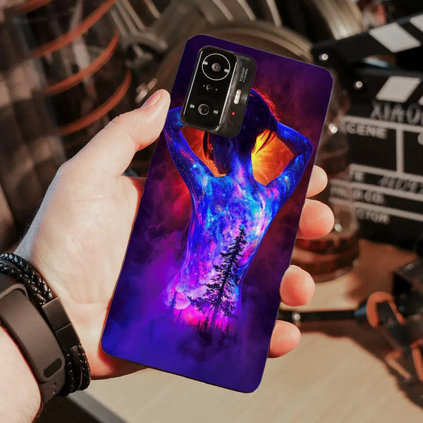 Husa compatibila cu Xiaomi 11T Pro model Space girl, Silicon, TPU, Viceversa - Viceversa
