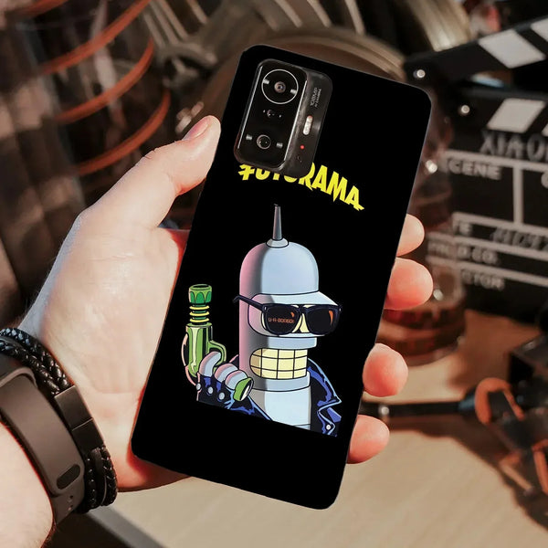 Husa compatibila cu Xiaomi 11T Pro model Bender Futurama, Silicon, TPU, Viceversa - Viceversa