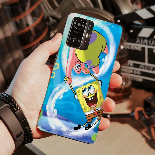 Husa compatibila cu Xiaomi 11T Pro model Sponge Bob and Patrick , Silicon, TPU, Viceversa - Viceversa
