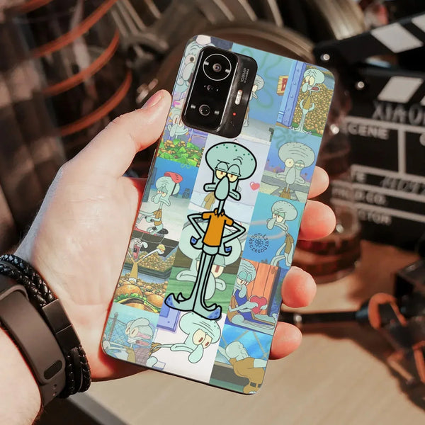 Husa compatibila cu Xiaomi 11T Pro model Squidward spongebob, Silicon, TPU, Viceversa - Viceversa