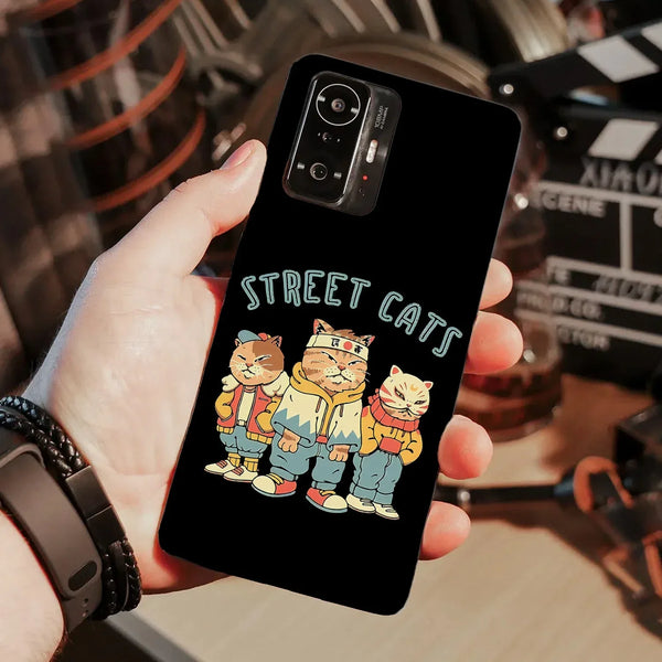 Husa compatibila cu Xiaomi 11T Pro model Street cats, Silicon, TPU, Viceversa - Viceversa
