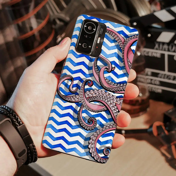 Husa compatibila cu Xiaomi 11T Pro model Tentacles, Silicon, TPU, Viceversa - Viceversa