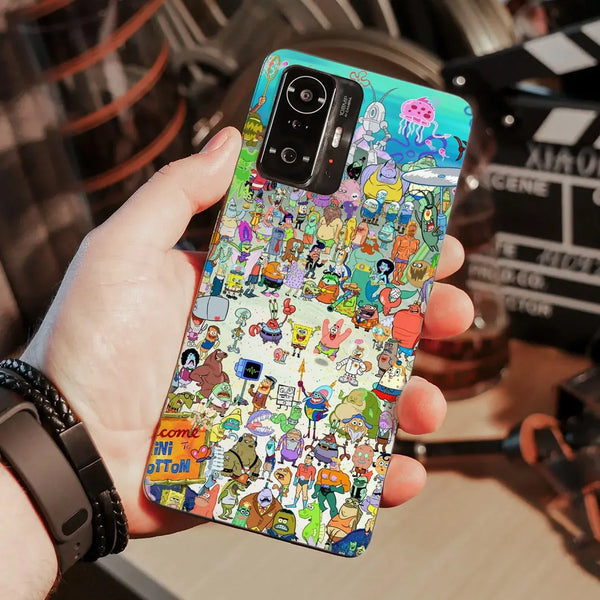 Husa compatibila cu Xiaomi 11T Pro model Bikini Bottom Spongebob, Silicon, TPU, Viceversa - Viceversa
