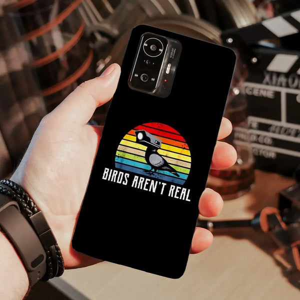 Husa compatibila cu Xiaomi 11T Pro model Birds arent real, Silicon, TPU, Viceversa - Viceversa