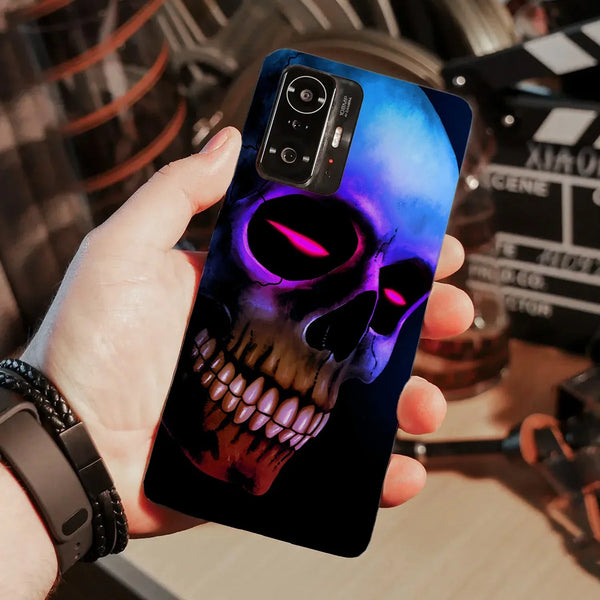 Husa compatibila cu Xiaomi 11T Pro model The look of death, Silicon, TPU, Viceversa - Viceversa