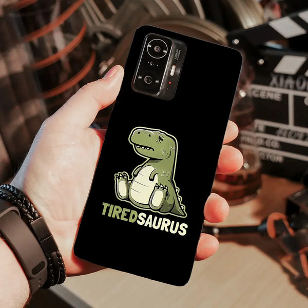 Husa compatibila cu Xiaomi 12 Pro model Tired saurus Rex, Silicon, TPU, Viceversa - Viceversa