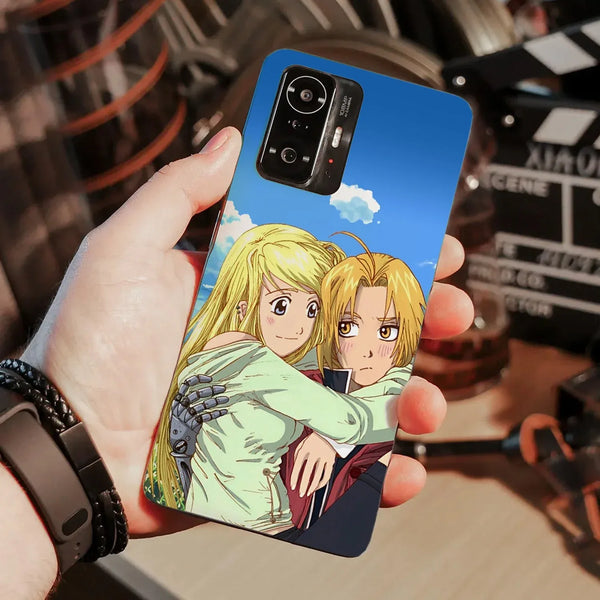 Husa compatibila cu Xiaomi 12 Pro model Winry and Edward Full Metal Achemist, Silicon, TPU, Viceversa - Viceversa