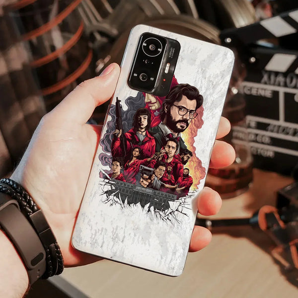 Husa compatibila cu Xiaomi 11T Pro model Casa del papel, Silicon, TPU, Viceversa - Viceversa