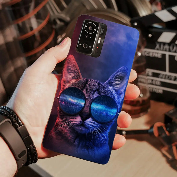 Husa compatibila cu Xiaomi 11T Pro model Cool cat, Silicon, TPU, Viceversa - Viceversa