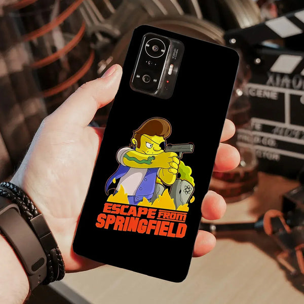 Husa compatibila cu Xiaomi 11T Pro model Escape from Springfield, Silicon, TPU, Viceversa - Viceversa