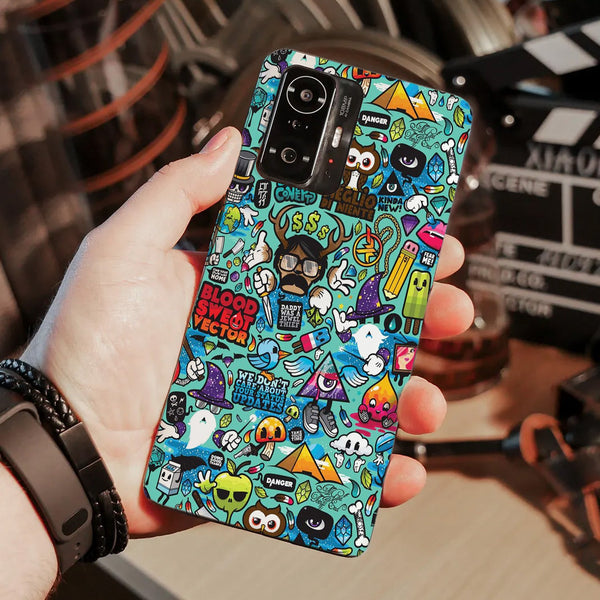 Husa compatibila cu Xiaomi Mi 11 Lite model Modern Graffity, Silicon, TPU, Viceversa