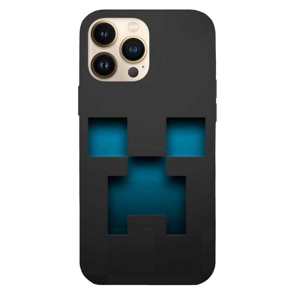Husa model Black Creeper Face Minecraft