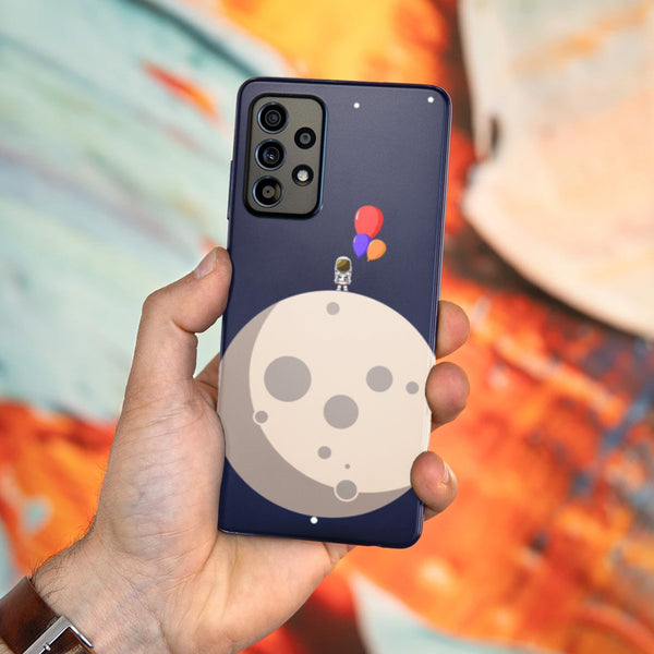 Husa Samsung Galaxy Galaxy A72 model Moon Party, Silicon, TPU, Viceversa