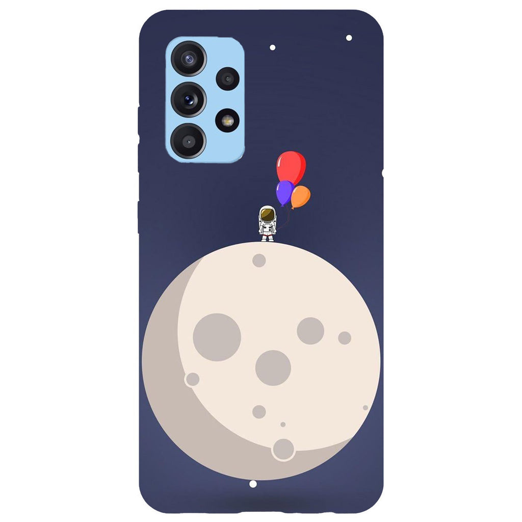 Husa compatibila cu Samsung Galaxy A73 5G model Moon Party, Silicon, TPU, Viceversa