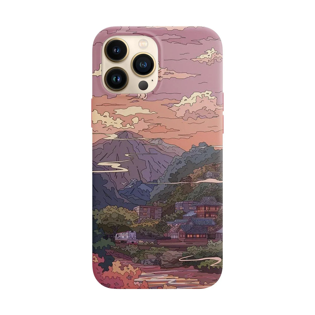 Husa compatibila cu Apple iPhone 14 Plus model Mountain train,Silicon, Tpu, Viceversa - Viceversa