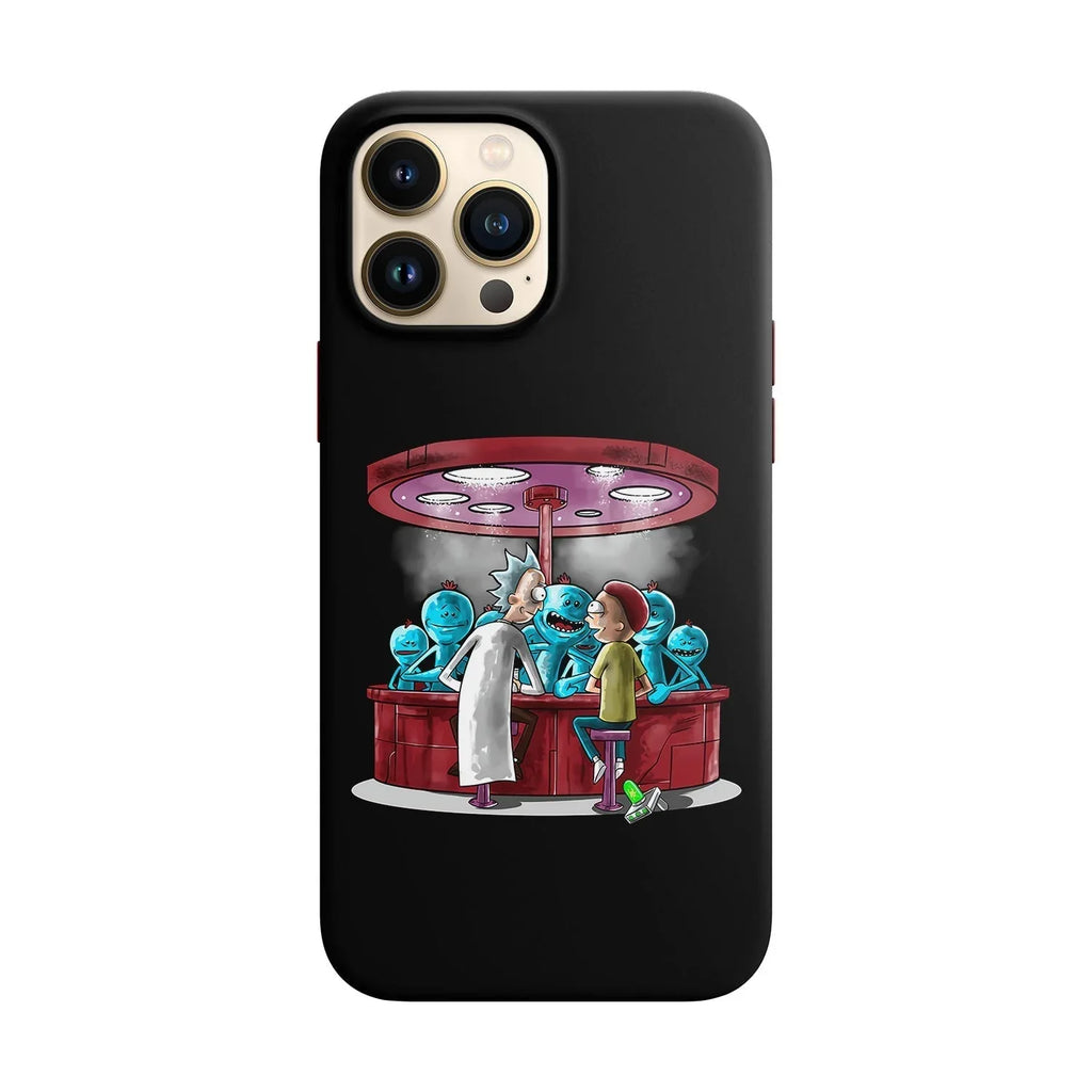 Husa compatibila cu Apple iPhone 14 Plus model Mr meeseeks Bar, Silicon, TPU, Viceversa - Viceversa
