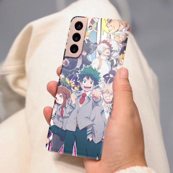 Husa compatibila cu Samsung Galaxy S21 FE model My hero academia, Silicon, TPU, Viceversa