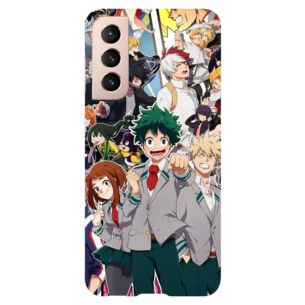 Husa compatibila cu Samsung Galaxy S21 FE model My hero academia, Silicon, TPU, Viceversa