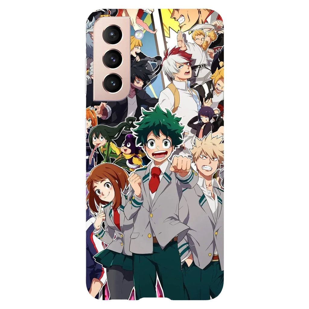 Husa compatibila cu Samsung Galaxy S21 Plus model My hero academia, Silicon, TPU, Viceversa - Viceversa