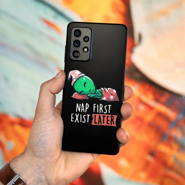 Husa compatibila cu Samsung Galaxy A53 5G model Nap first exist later, Silicon, TPU, Viceversa - Viceversa