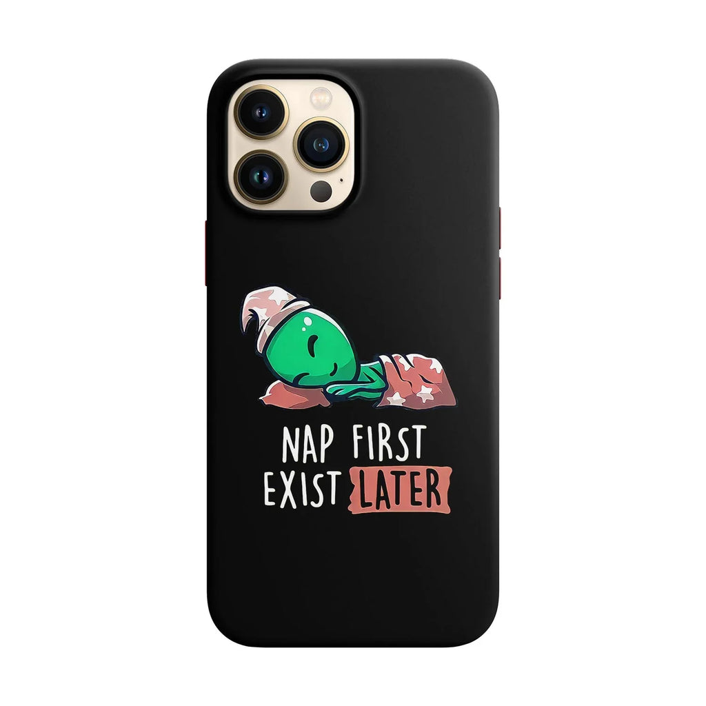 Husa compatibila cu Apple iPhone 11 Pro model Nap first exist later,Silicon, Tpu, Viceversa - Viceversa