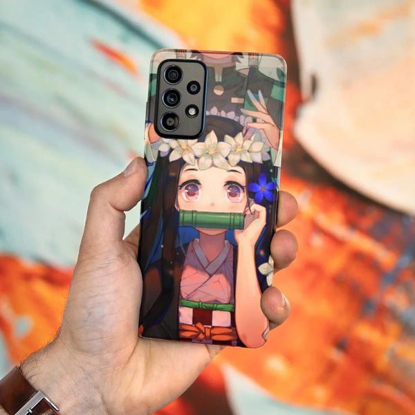 Husa compatibila cu Samsung Galaxy A53 5G model Nezuko Kamado Demon slayer, Silicon, TPU, Viceversa - Viceversa