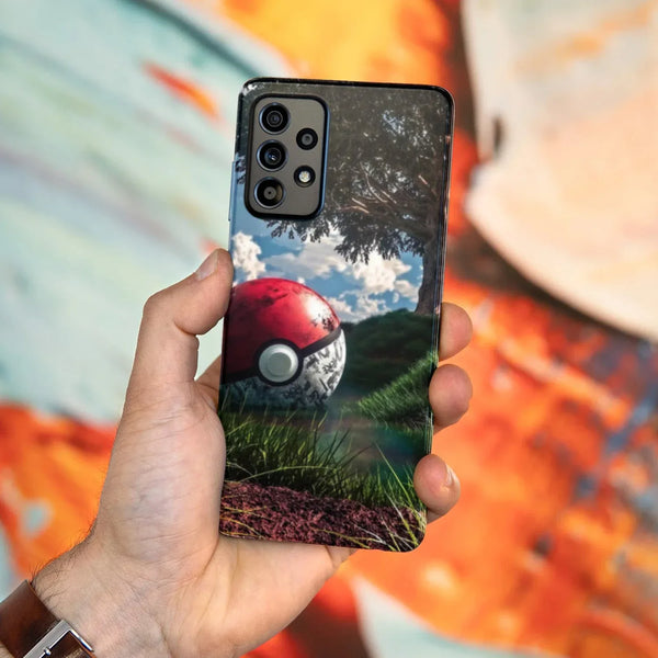 Husa compatibila cu Samsung Galaxy A53 5G model Old pokeball, Silicon, TPU, Viceversa - Viceversa